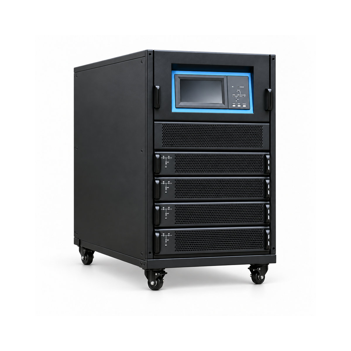 Миниатюра: Купить ИБП Энтел IPS-S 40 кВА &mdash; модуль 10 кВА: 40 кВА, On-Line, модульная конструкция, силовой модуль 10 кВА. Цена и характеристики в &laquo;Прайм Электро&raquo;.