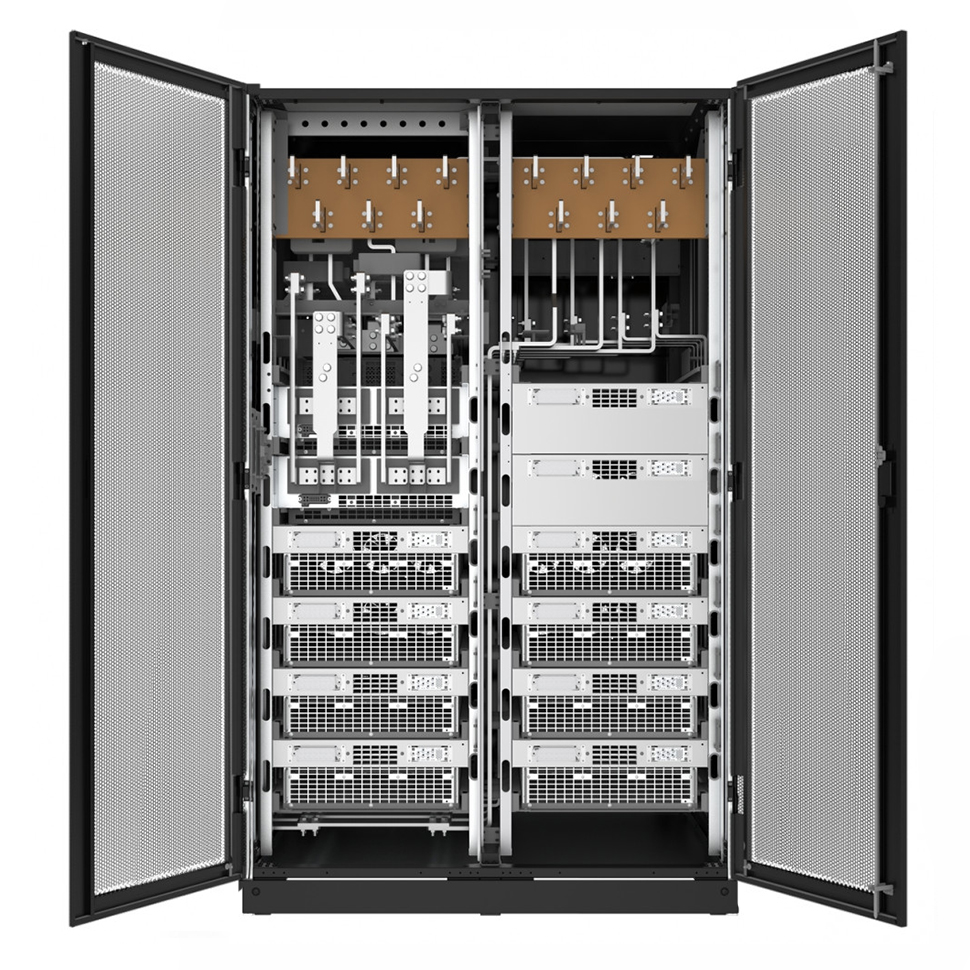 Миниатюра: Купить силовой шкаф HIDEN Expert HEM800-100X: 100&ndash;800 кВА / 100&ndash;800 кВт. Для модульной системы бесперебойного питания. Характеристики и заказ.