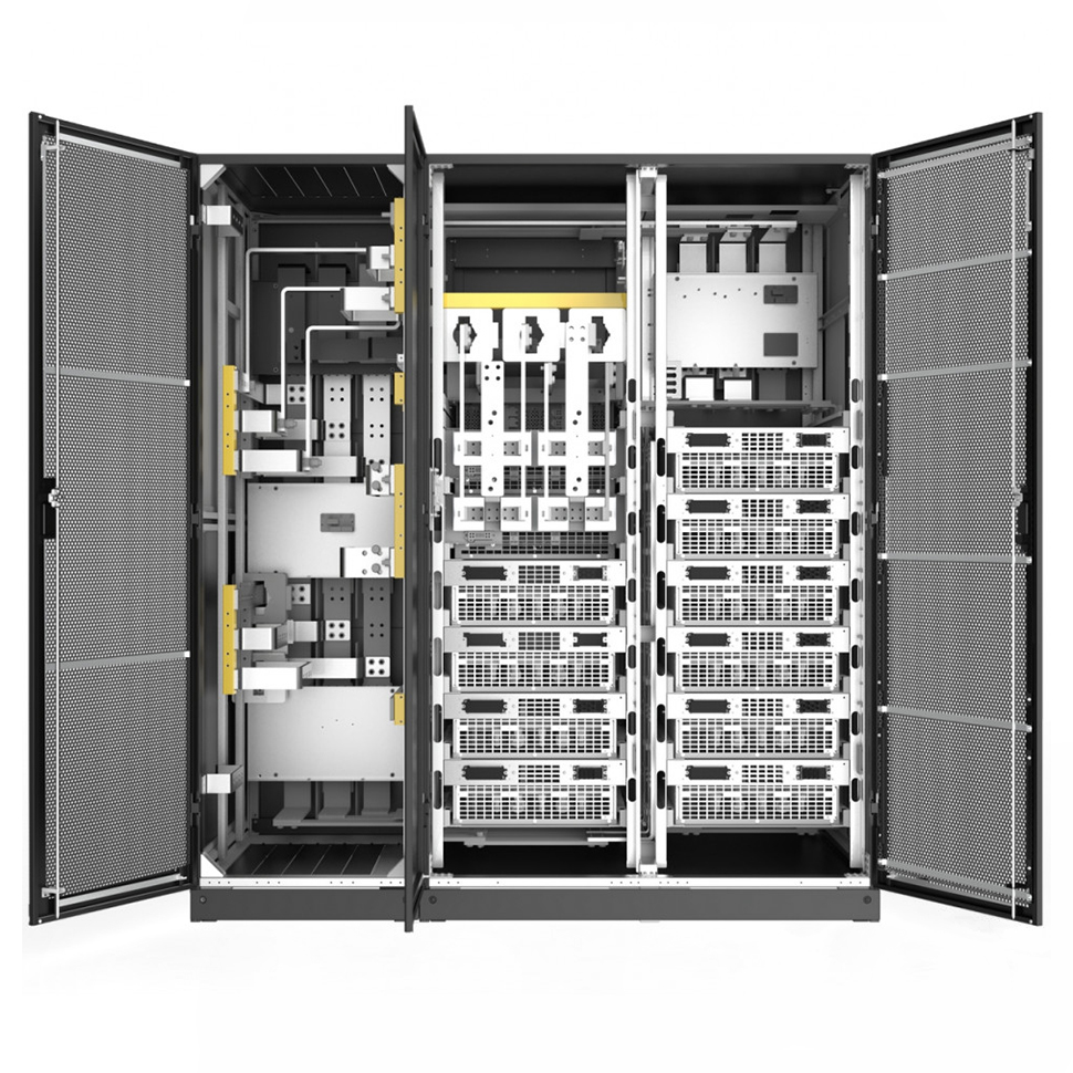 Миниатюра: Купить силовой шкаф HIDEN Expert HEM1000-100X -F: 100&ndash;1000 кВА / 100&ndash;1000 кВт. Для модульной системы бесперебойного питания. Характеристики и заказ.