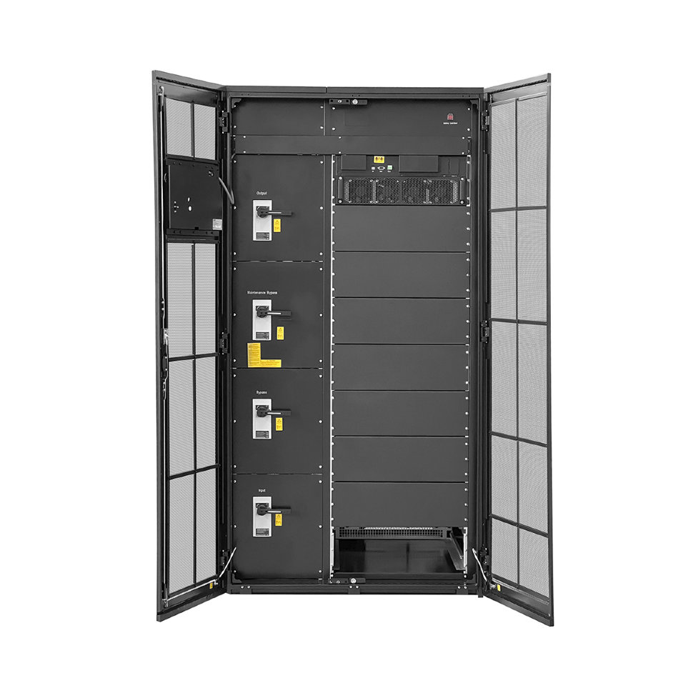 Миниатюра: Купить силовой шкаф HIDEN Expert HEM400-50X: 400 кВА / 400 кВт. Для модульной системы бесперебойного питания. Характеристики и заказ.