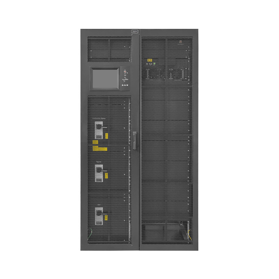 Миниатюра: Купить силовой шкаф HIDEN Expert HEM400-50X: 400 кВА / 400 кВт. Для модульной системы бесперебойного питания. Характеристики и заказ.