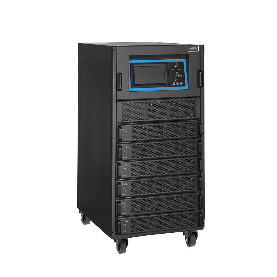 Миниатюра: Купить силовой шкаф HIDEN Expert HEM060/10X: 60 кВА / 60 кВт, Rack/Tower. Для модульной системы бесперебойного питания. Характеристики и заказ.