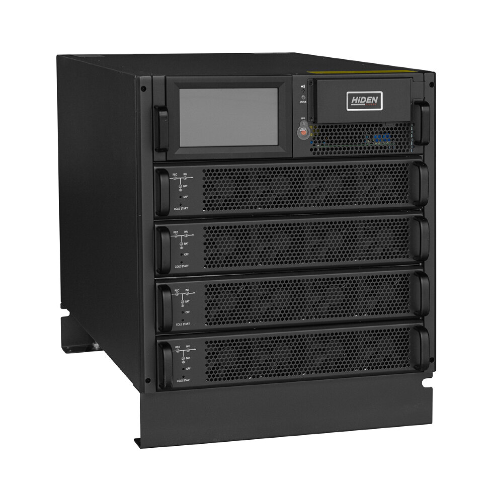 Миниатюра: Купить силовой шкаф HIDEN Expert HEM045/15X: 45 кВА / 45 кВт, Rack/Tower. Для модульной системы бесперебойного питания. Характеристики и заказ.