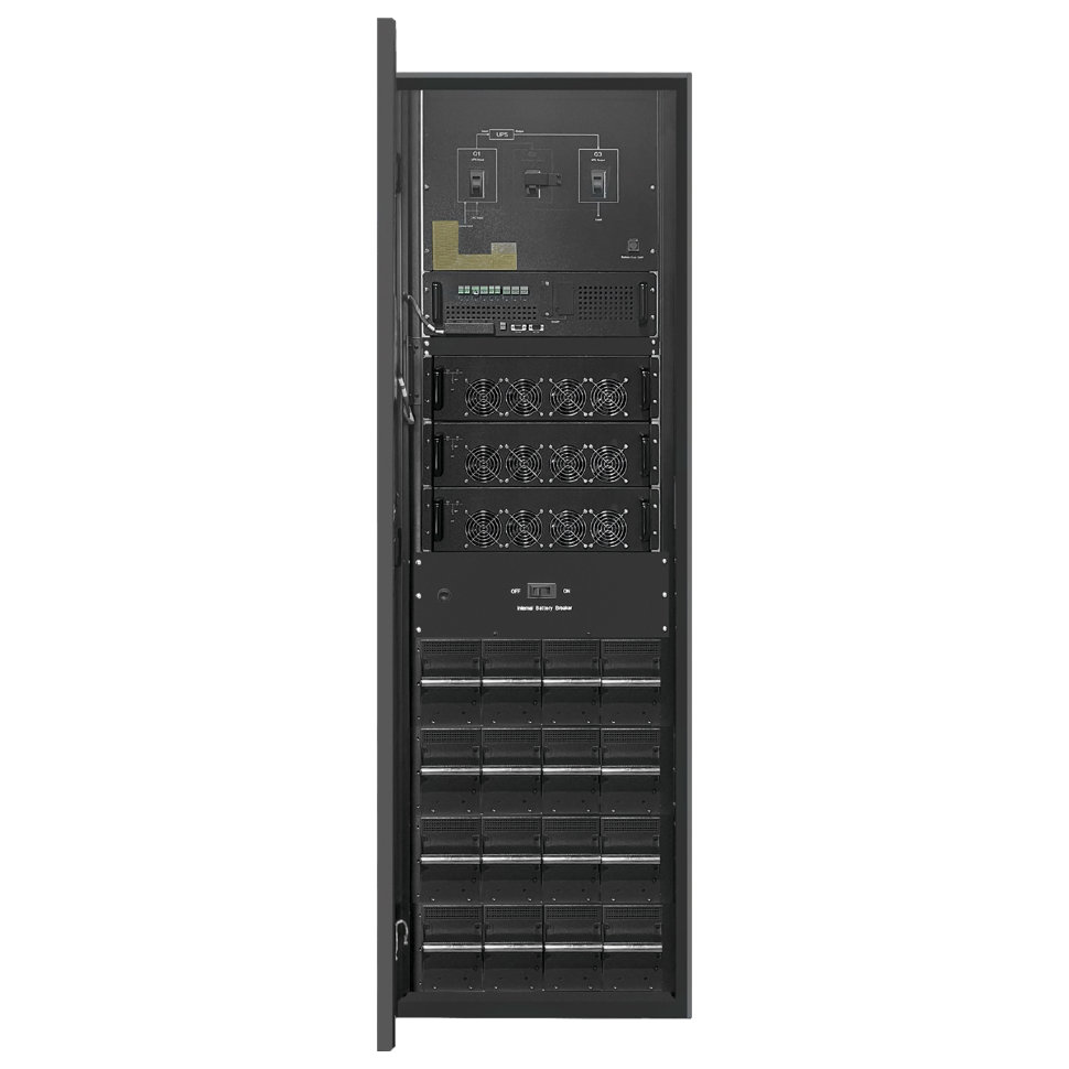 Миниатюра: Купить силовой шкаф HIDEN Expert HEM 20-60кВА: 20&ndash;60 кВА / 18&ndash;54 кВт. Для модульной системы бесперебойного питания. Характеристики и заказ.