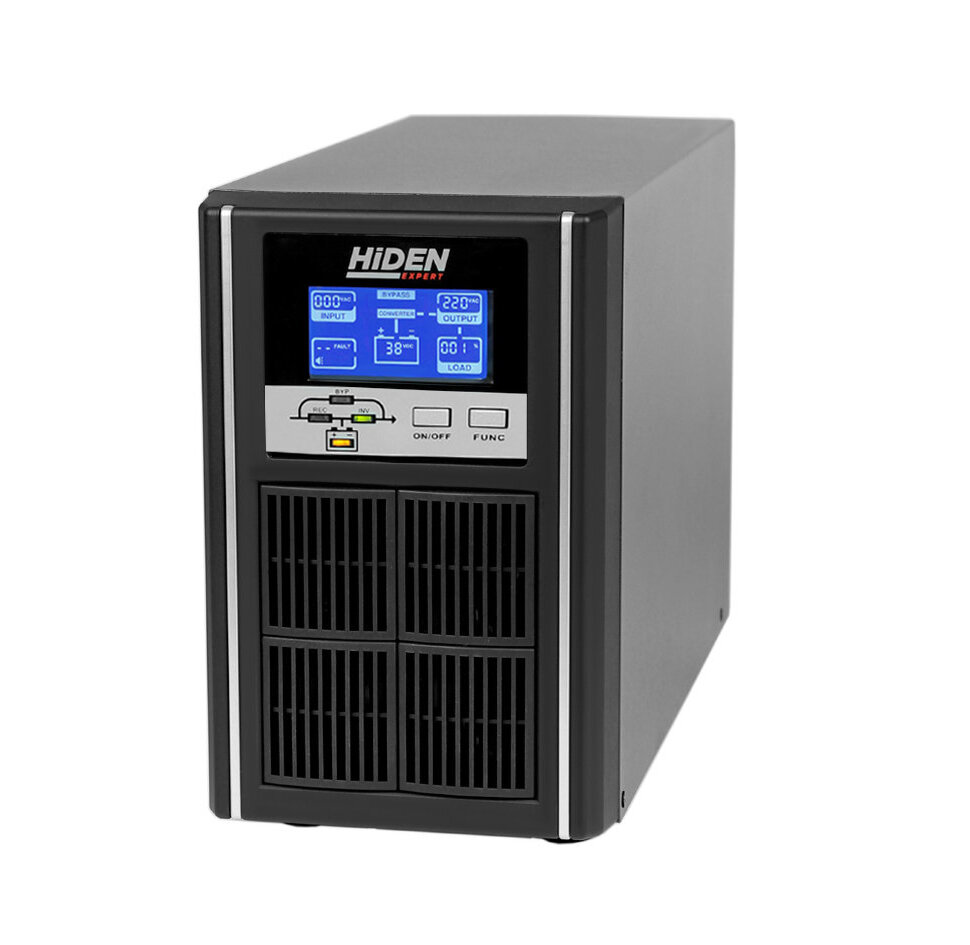 Миниатюра: Купить ИБП HIDEN Expert UDC9201S: 1 кВА / 900 Вт, On-Line, Tower, фазы 3 в 3. Цена и характеристики в &laquo;Прайм Электро&raquo;.