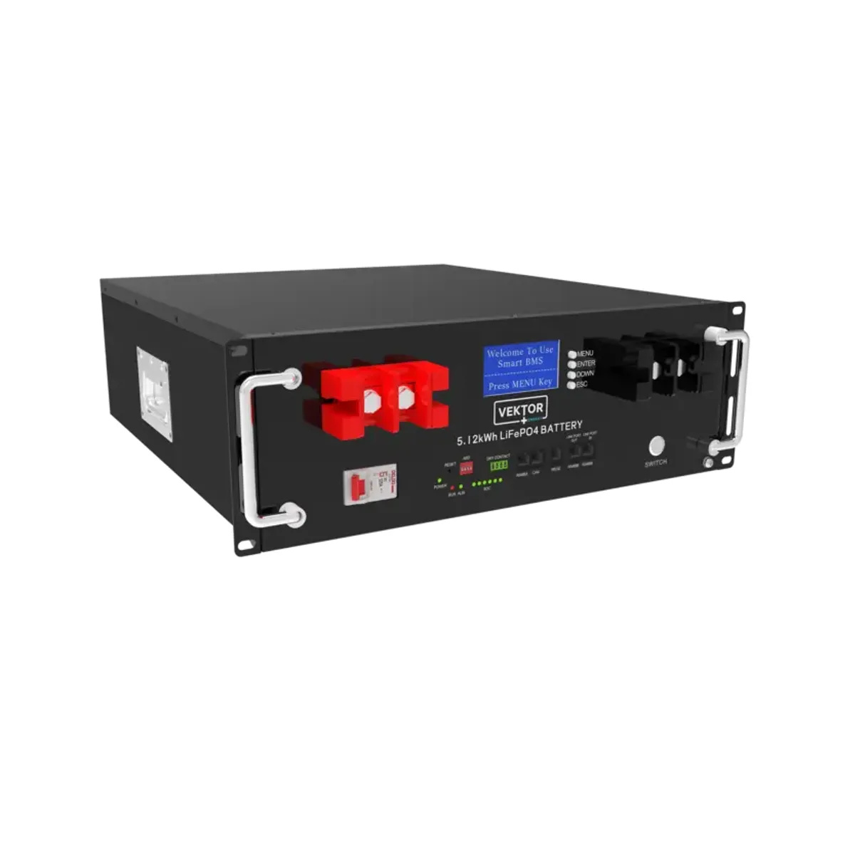 Аккумулятор VEKTOR VE LFP RACK 51.2-100RM: LiFePO4, 51,2 В, 100 Ач. Характеристики, размеры и подбор в Прайм Электро. Цена по запросу.