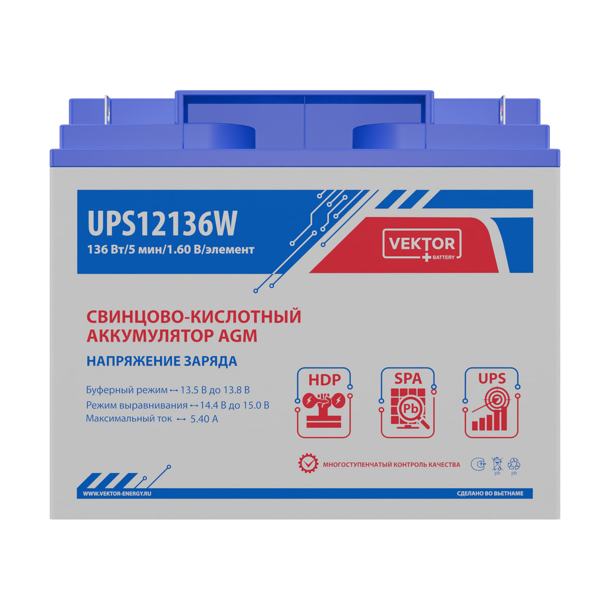 АКБ UPS 12136W